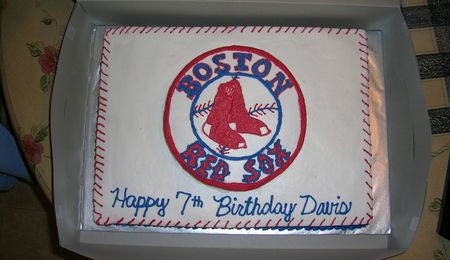 Boston Red Sox Birthday Cake - CakeCentral.com