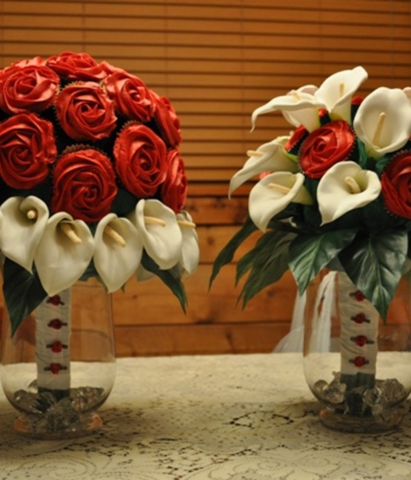 Bridal Cupcake Bouquet