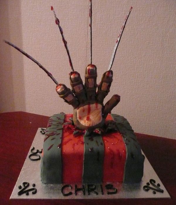 A Nightmare On Elm Street Freddy Cake