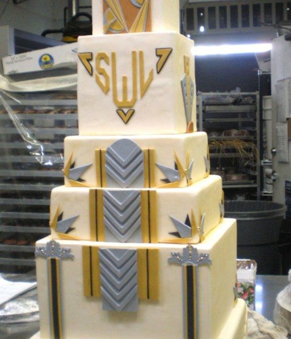 Art Deco Bday Cake
