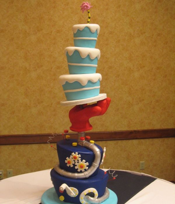 Dr. Seuss Wedding Cake