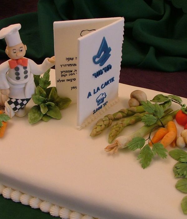 A Chef Holding The Menu.