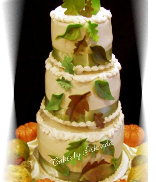 Fall Leaf Cake