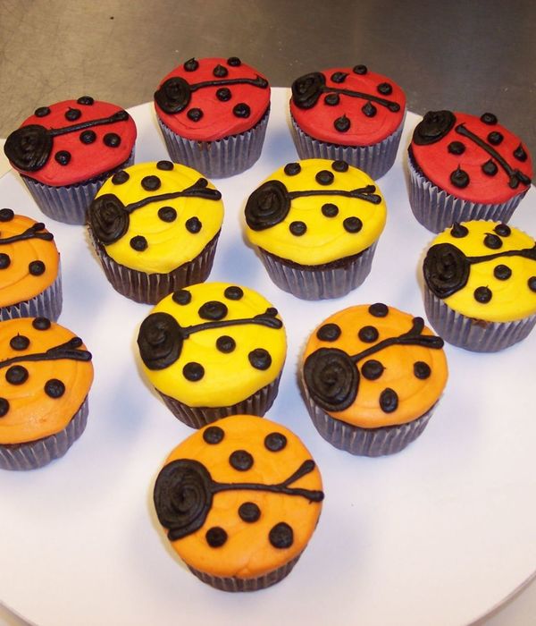 Lady Bug Cupcakes