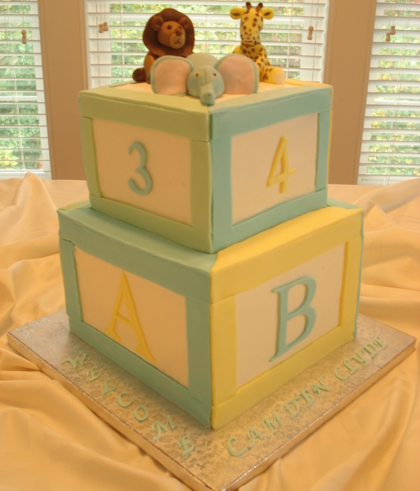 Baby Animals And Blocks