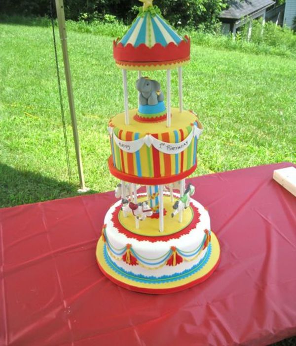 Circus/carousel 1St Birthday