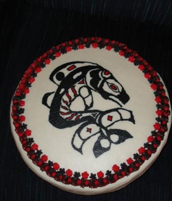 Tattoo Replica On Birthday Cake