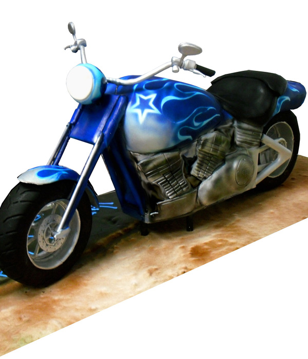 3D Sculpted Harley Davidson By The London Baker