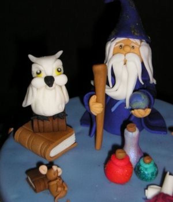 The Owl And The Wizard Upright!!!