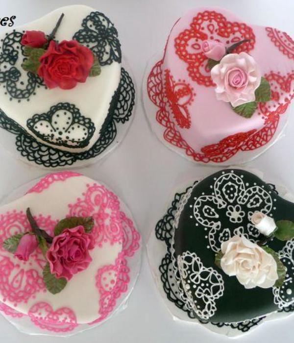 Colorful &hearts; Cakes For Valentines...