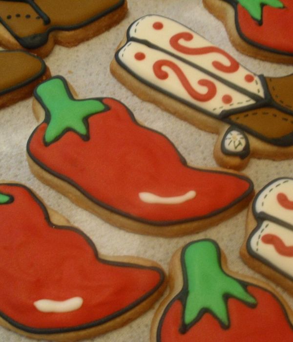 Cowboy Boots And Chili Pepper