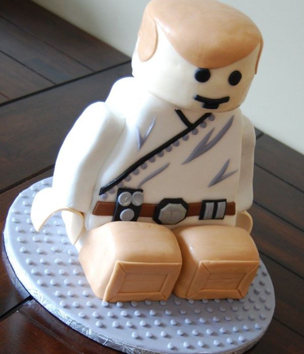 Luke Skywalker Lego Man Cake
