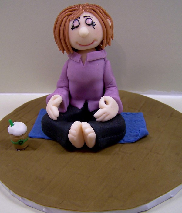Yoga Cake Topper