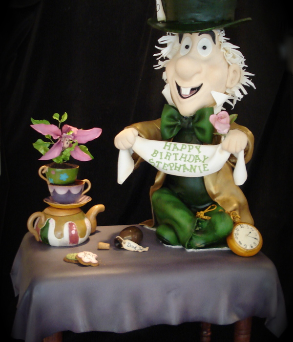 3D Mad Hatter Cake