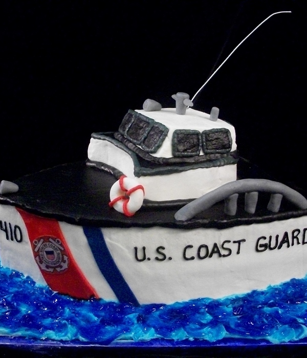 Coast Guard Grooms Cake