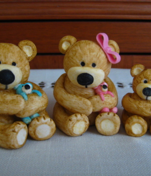 Family Of Teddy Bears
