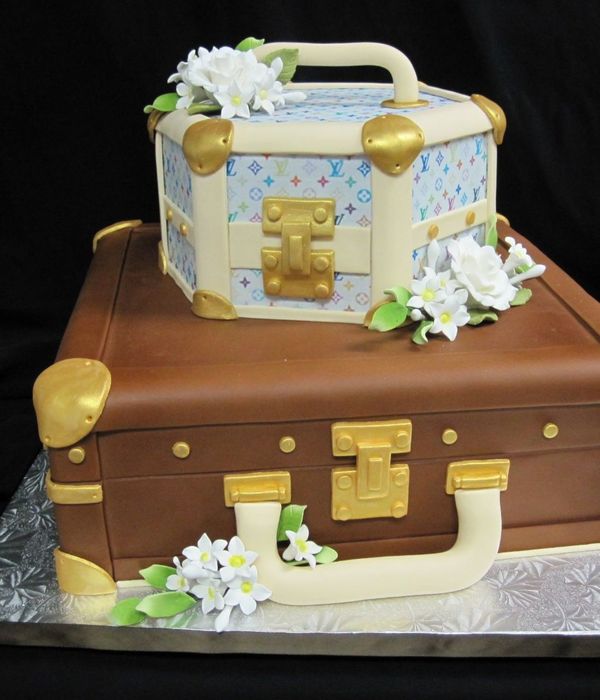 Lv Luggage Cake