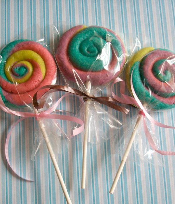 Lollipop Sugar Cookies