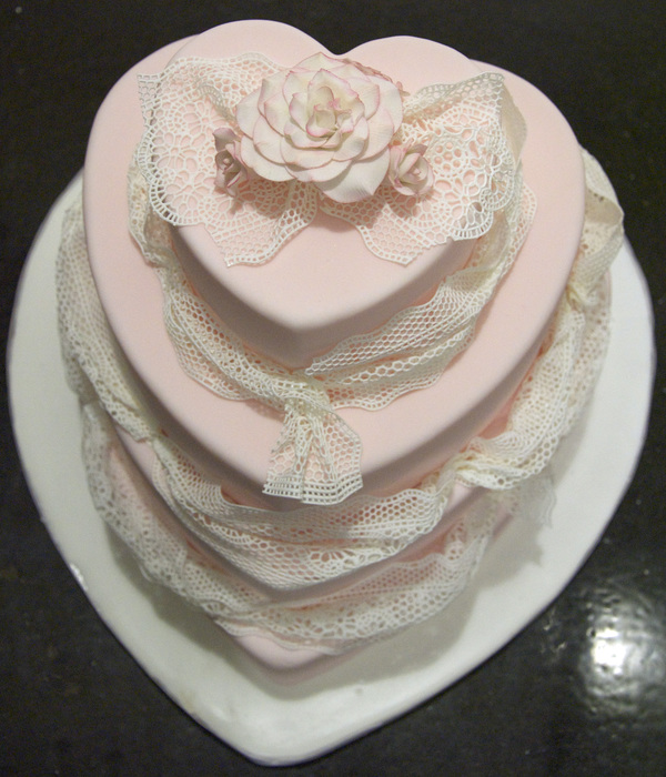 Valentine's Heart Cake