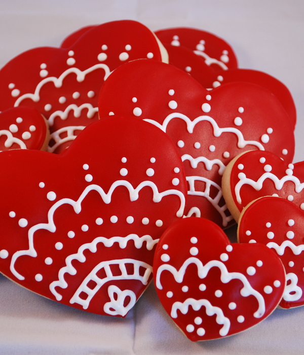 Red Valentine's Day Hearts