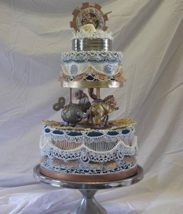 My Steampunk Wedding Cake