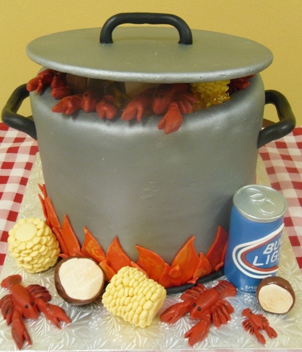 Pot Of Boiling Crawfish