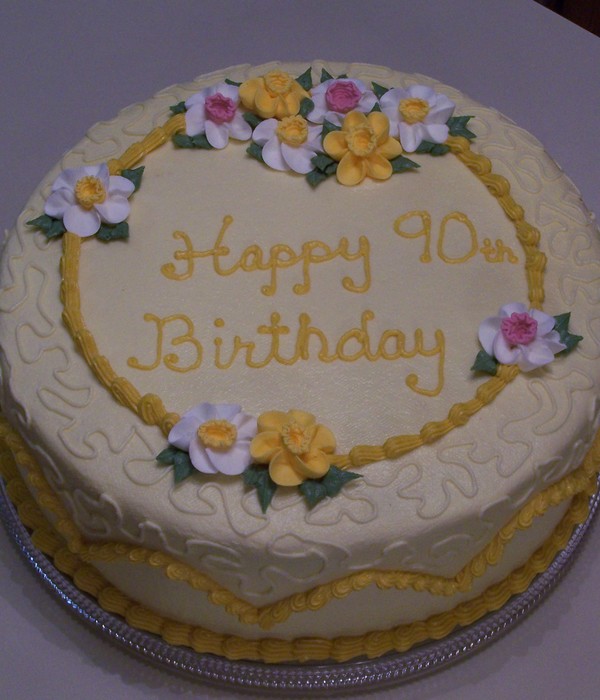 90Th Birthday Cake