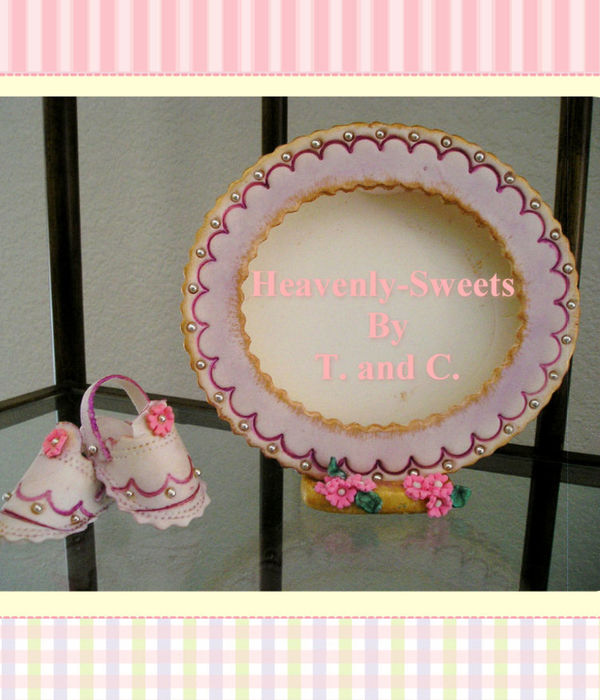 Baby Sanddals & Picture Frame