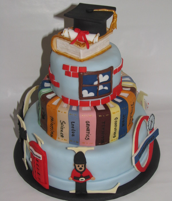 London-Library Cake For My Boss