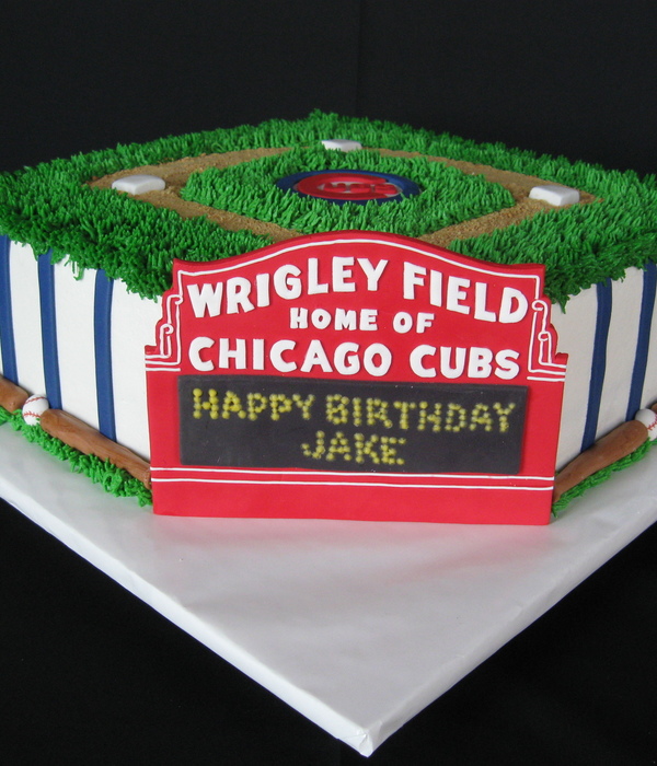 Chicago Cubs Birthday Cake