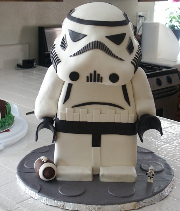 Standing Lego Stormtrooper