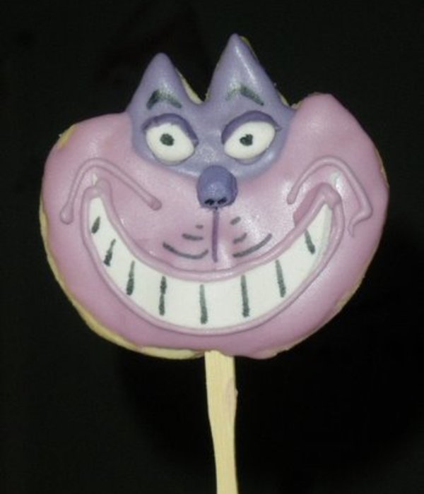 Sugar Cookies Pops Cheshire Cat From Alice In Wonderland