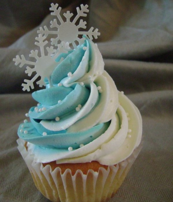 Snowflake Cupcakes