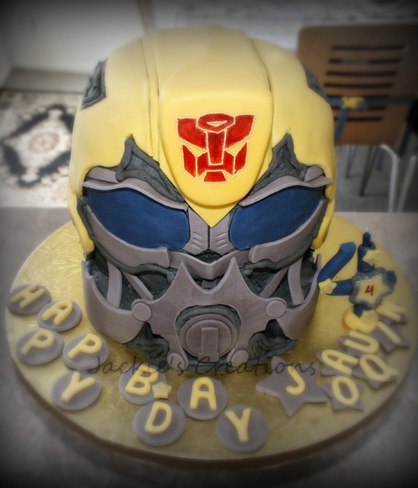 Bumblebee Transformers Cake