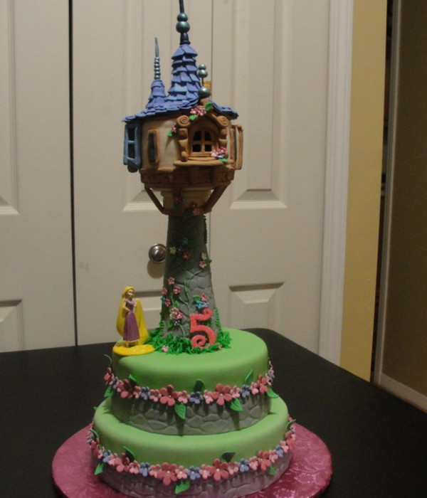 Disney's Tangled Tower Cake