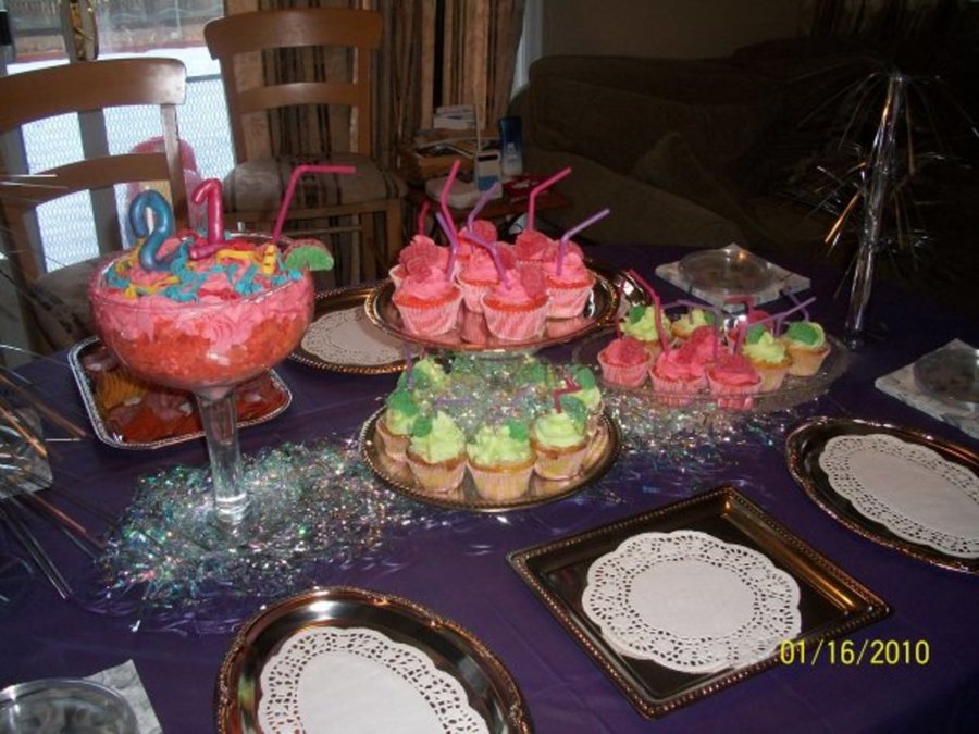 Margarita Cake In A Giant Margarita Glass