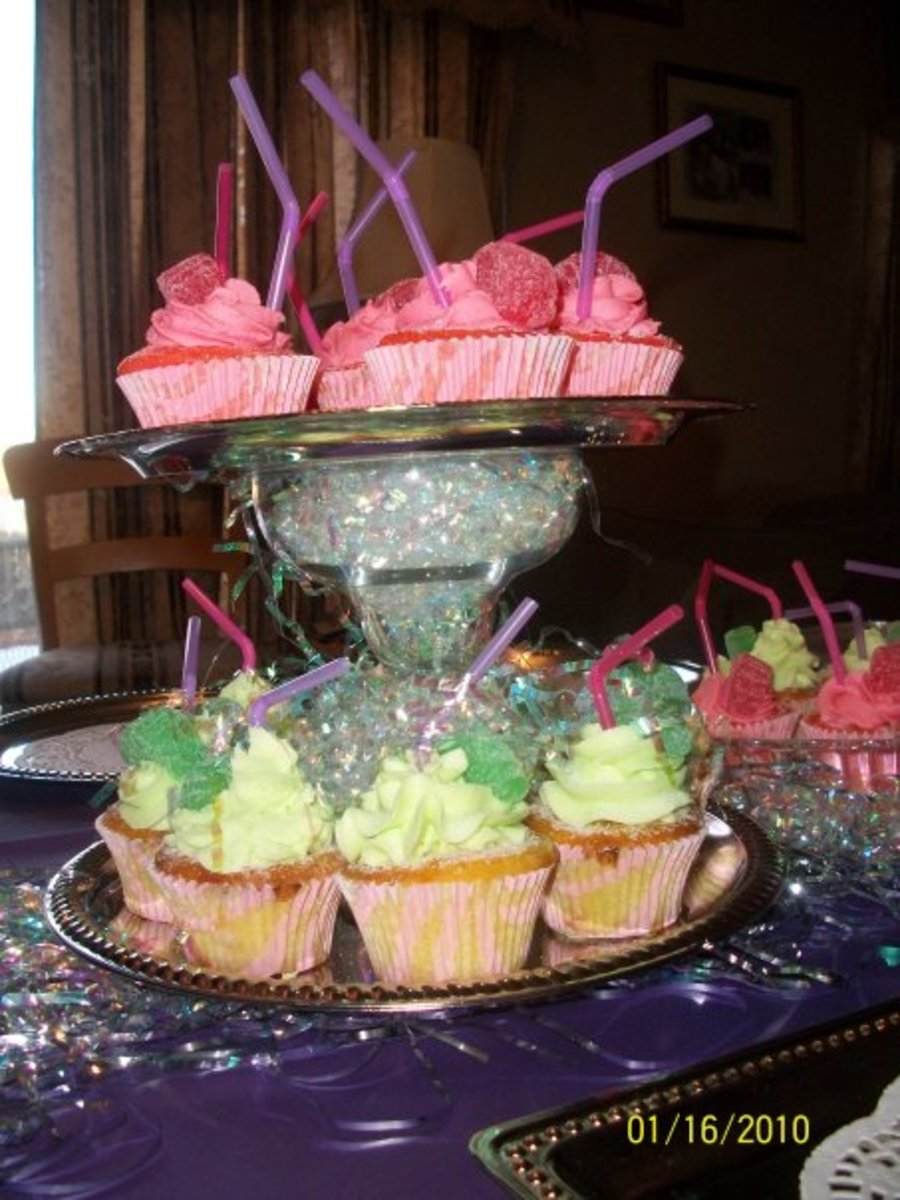 Margarita Cake In A Giant Margarita Glass