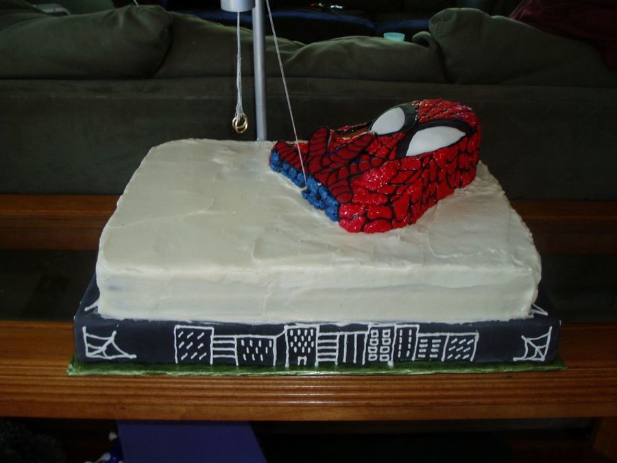 Spiderman Wedding Cake CakeCentral com