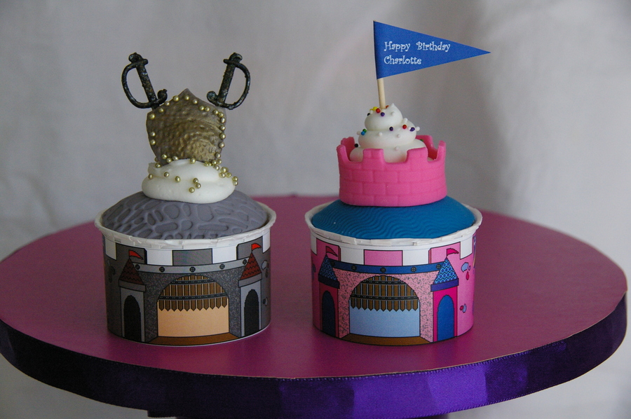 Knight & Princess Cupcakes