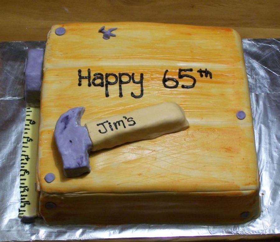 Woodworking Birthday Cake