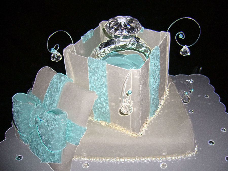 Engagement Ring Cake