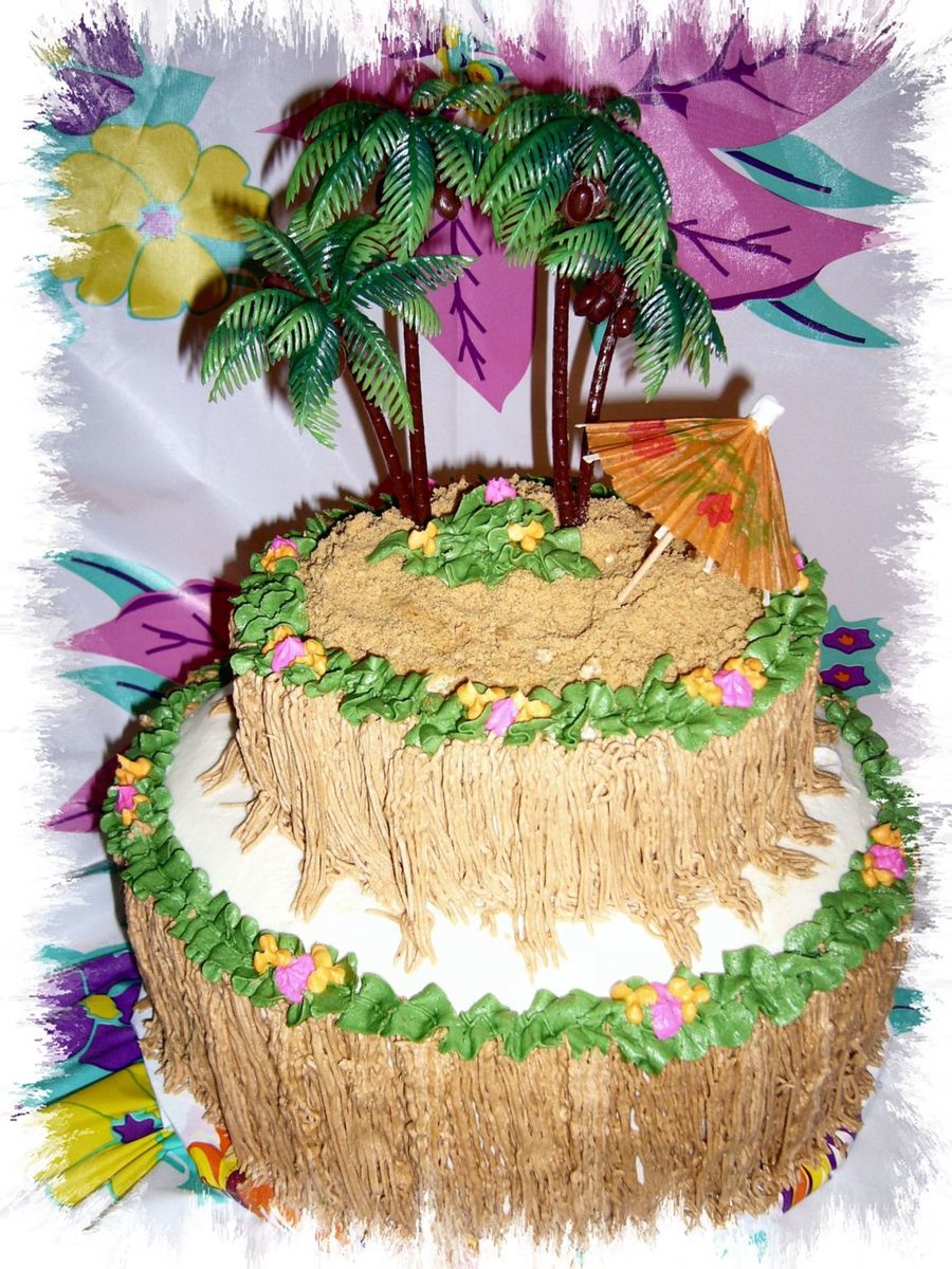 Hawaiian Palm Tree Cake