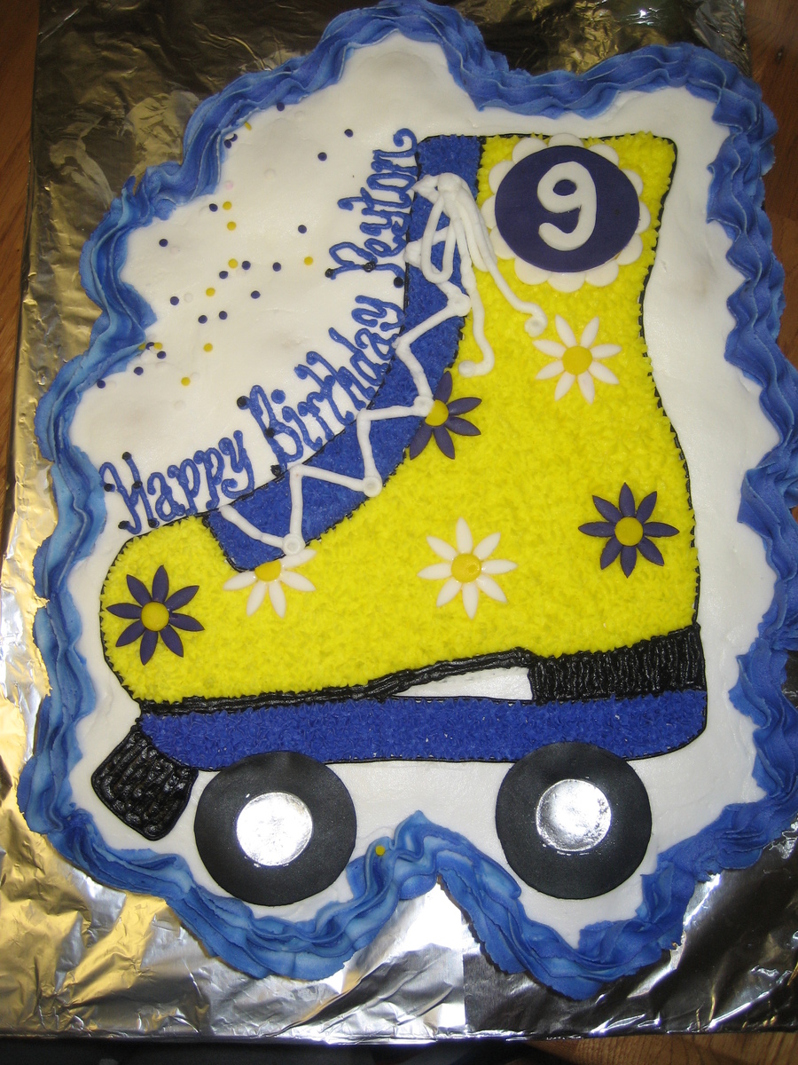 Roller Skate Cupcake Cake