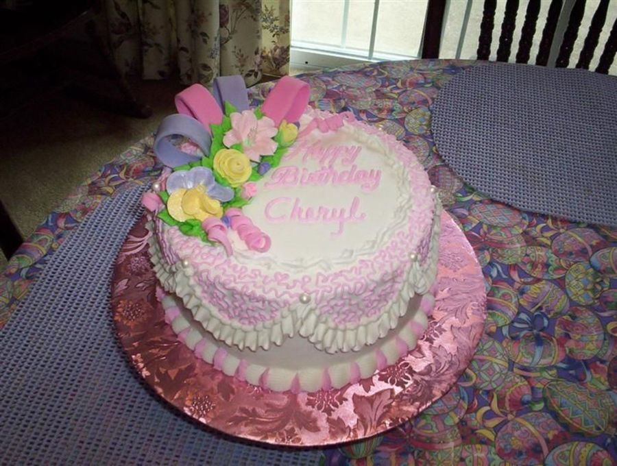 Floral Birthday Cake