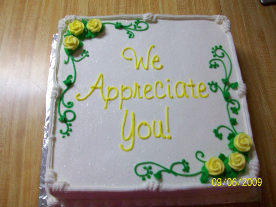 Appreciation Cake