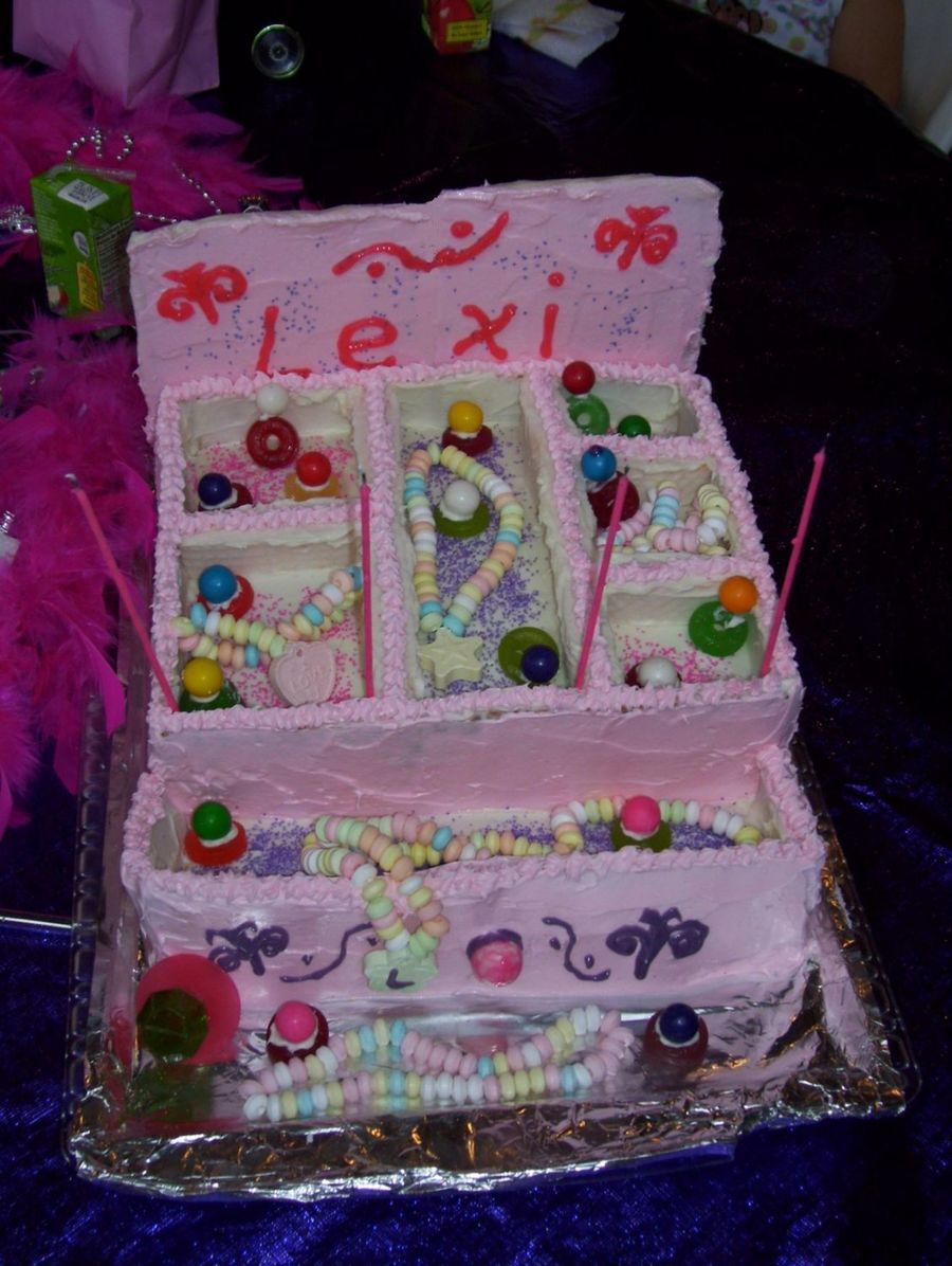 Jewelry Box Cake