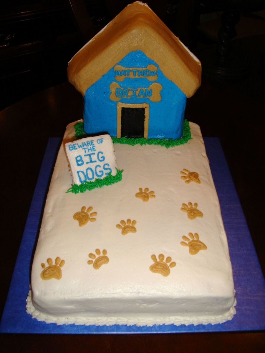 Dog House Cake