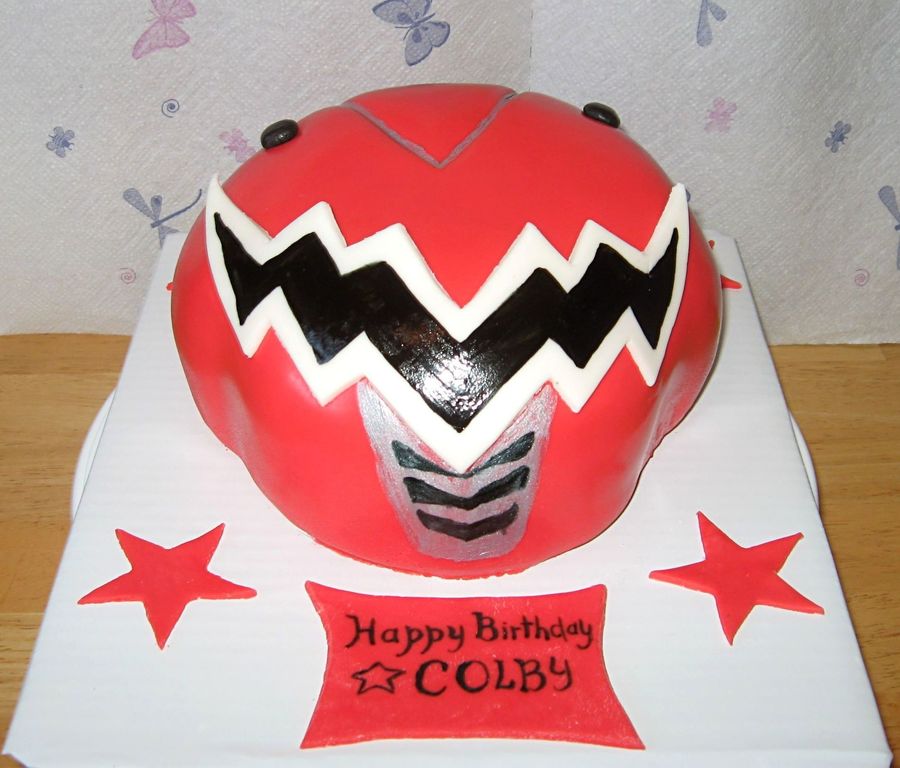 Power Ranger Cake - CakeCentral.com