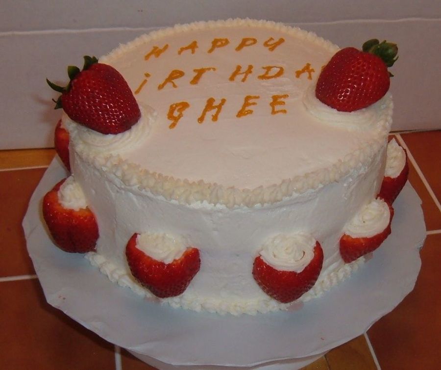 Ghee's Strawberry Birthday