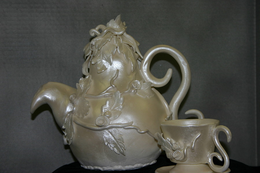 Gum Paste Teapot And Cup